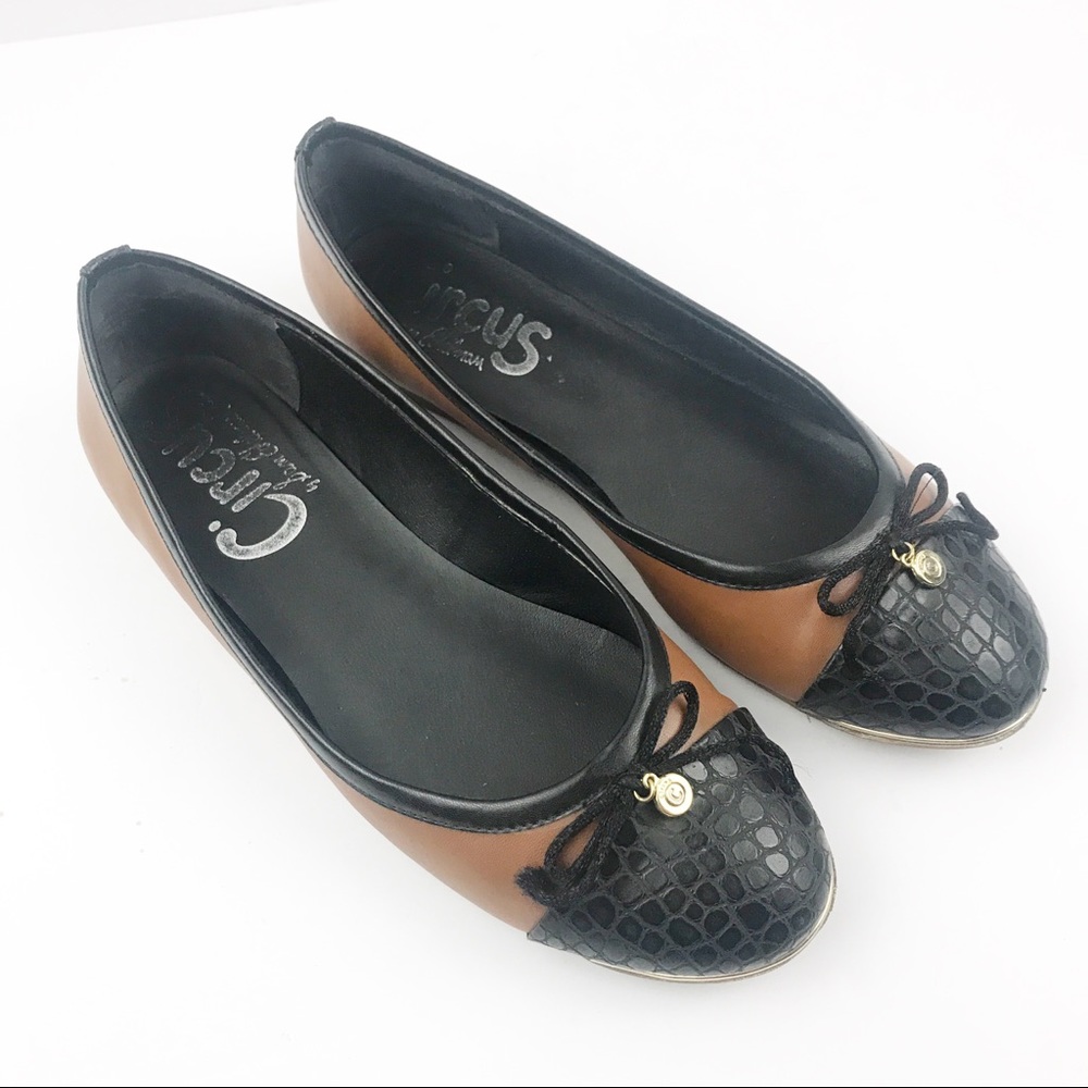 CIRCUS SAM EDELMAN | Bailey 2-Tone Ballet Flats 8